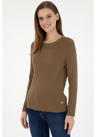 U.s. Polo Assn. Kadın Haki Kazak /triko 50297095-vr027 Haki