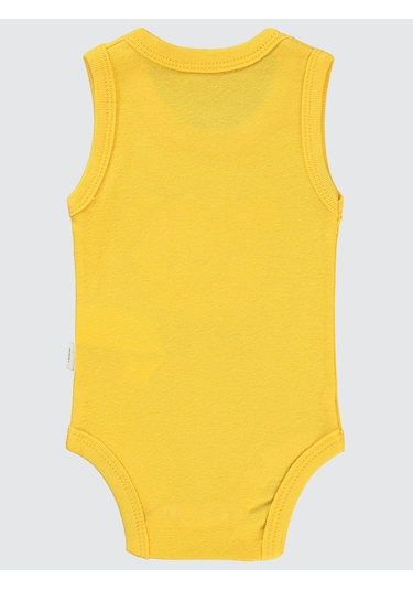 Civil Baby Erkek Bebek Çıtçıtlı Badi 1-36 Ay Hardal HARDAL