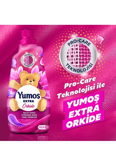 Yumoş Extra Konsantre Çamaşır Yumuşatıcısı Orkide 3 x 1440 ML
