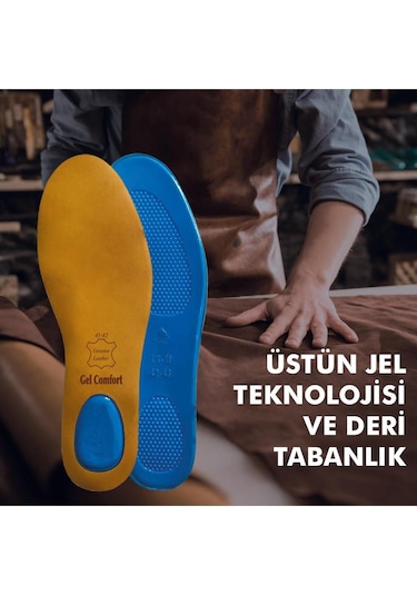 Gel Comfort GC18 Classic Hakiki Jel Klasik Deri Ayakkabı Tabanlığı