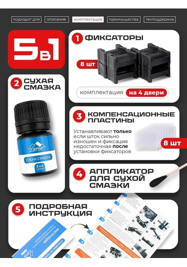 Lefent Ford Mondeo Kapı Sınırlayıcıları Tamir Kiti 185059288