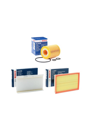 Opel Corsa C 1.7 Dtı 3'lü Filtre Bakım Seti 2002 - 2004 Bosch