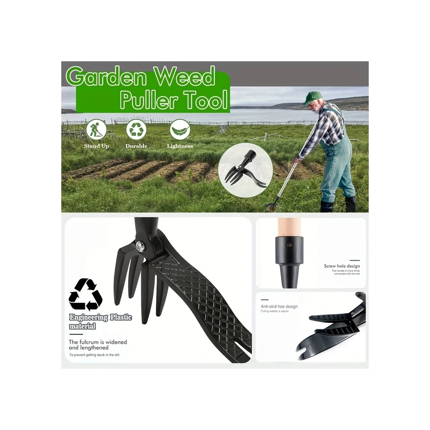 Cordial Siyah Başlıklı Manuel Yabani Ot Çapalama Aleti Plastik Yedek Parça