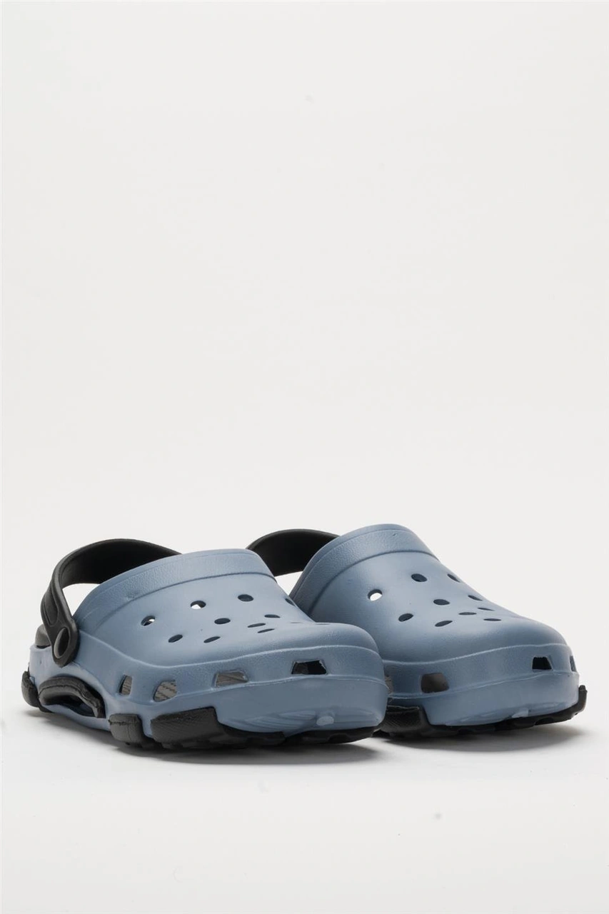 Unisex Çift Tabanlı Ortopedik Hemşire Doktor Aşçı Laboratuvar Deniz Havuz Terliği Sandalet Turkuaz - Siyah Turkuaz - Siyah