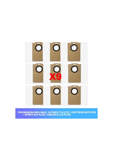 Junzhuodianpu Monsga Ms1 Max, Ultenic T10 Lite/t20 Pro, Liectroux M70 Pro, Bpmıo B15 Plus Ve Lubluelu L15 Plus Elektrikli Süpürgeler İçin Aksesuar Toz Torbaları.