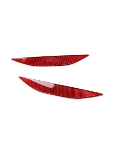 Lemestar Golf Mk7 2013-2017 Arka Tampon Reflektörü Kırmızı Lens Seti Sağ-sol