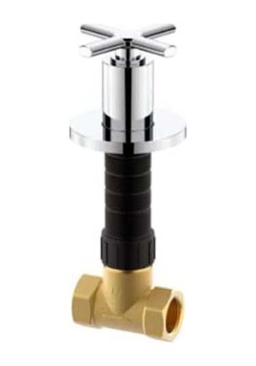 Roca Aqua Stop Valf Pirinç Gövdeli 1/2 Krom A525168400