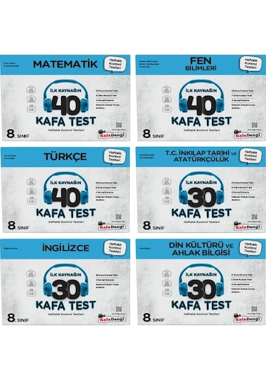 Lgs 8. Sınıf Çöz Bitir Yaprak Test Tüm Dersler Set