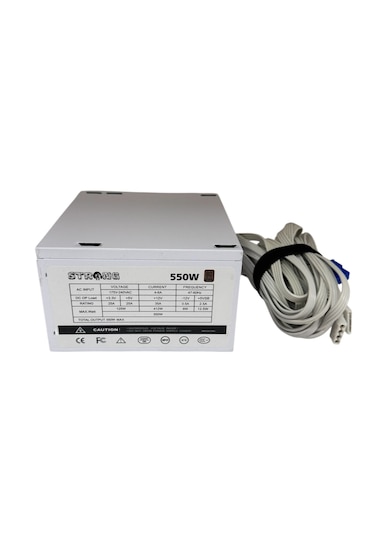 Strong St550 550w 80+ Bronze Apfc Beyaz Power Supply Güç Kaynağı