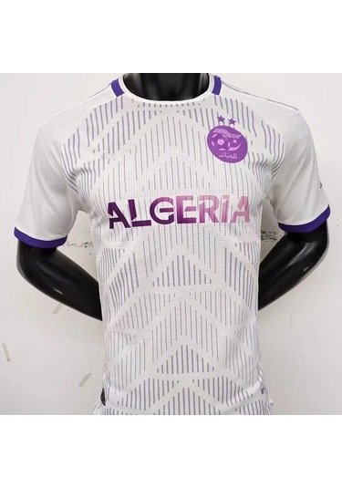 Snapbuy 24-25 Cezayir Özel Futbol Forması 3d Baskılı Kısa Kollu Tişört - Erkek Ve Kadınbej Bej