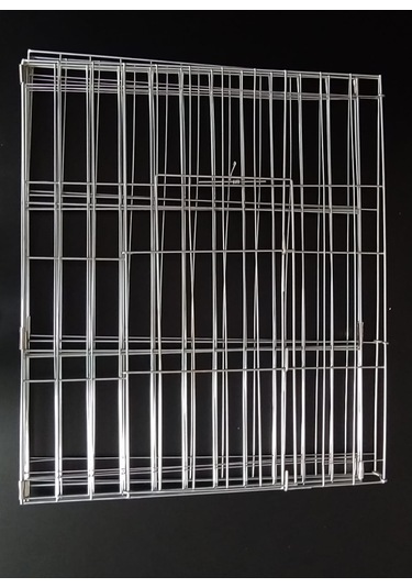 Köpek Kedi Çiti Panel Oyun Alanı 6 Parça Metal 50 x 63 CM