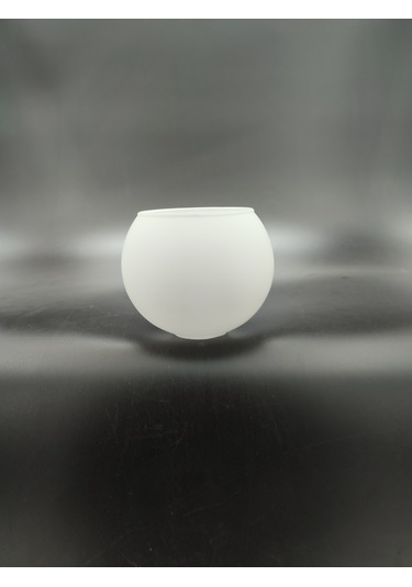 Küçük Avize Camı.beyaz Çap:10.00cm-duy Yuvası:3.00cm E.14 Mat - Süt Beyaz