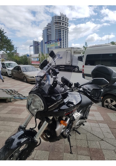 07-09 Kawasakı Versys Uzun Cam Zeus Açık Füme 4Mm 48Cm