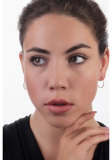 Lucente Küçük 20 Mm Halka Küpe, 925 Ayar Gümüş 238424232 Altın