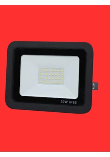 30 Watt Siyah Slim Kasa Kırmızı Işık Ip65 Led Projektör