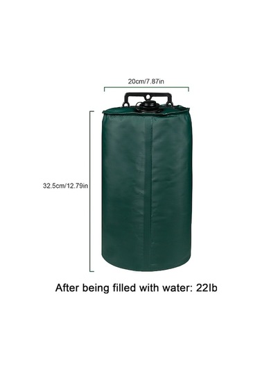 Artfulabode Yeşil Torbası Torbaları Su Su Su Pvc Pop-up Kum Kapalı Kanopi, Kanopi Kanopi İçin Hizmet Geçirmez Gazebo Çadır, Ağırlıkları Ağırlık Ağır 10l Ch Yeşil