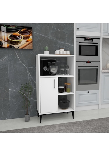 Arnetti Mutfak Banyo Dolabı Sanimas Çok Amaçlı Dolap, Beyaz