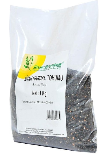 Doğan Baharatçılık Siyah Hardal Tohumu 1 KG