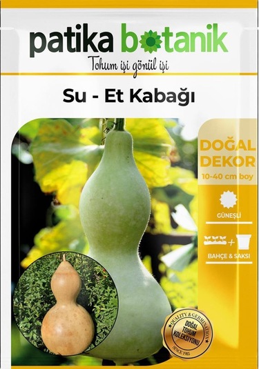 5 Adet Su - Et Kabağı Lagenaria Siceraria Tohumu