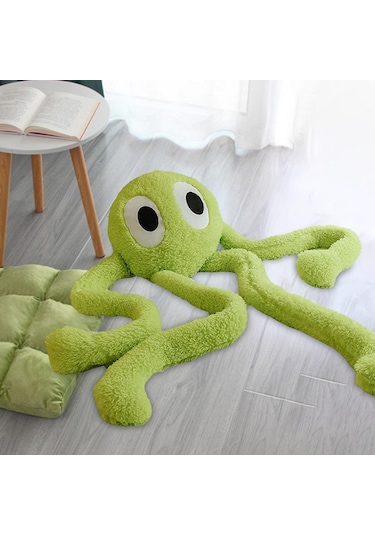 Suntek Magideal Yumuşak Uzun Bacaklar Ahtapot Bebek Dolması Yeşil-1m