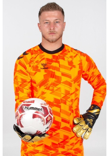Hummel Line Kaleci Tek Üst Forma Neon Turuncu
