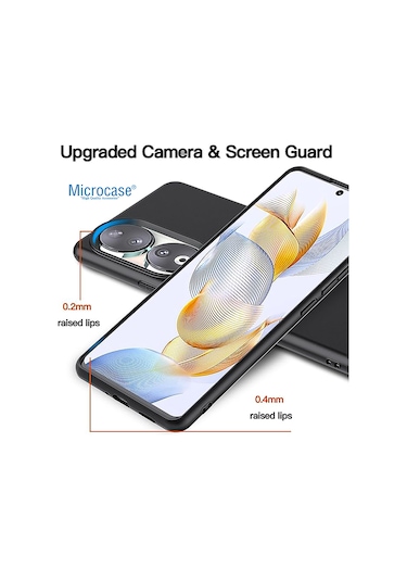 Honor 90 Elektrocase Serisi Silikon Kılıf - Siyah Al3340