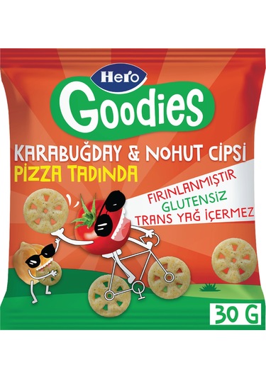 Hero Goodies Pizza Sağlıklı Cips 30g X8