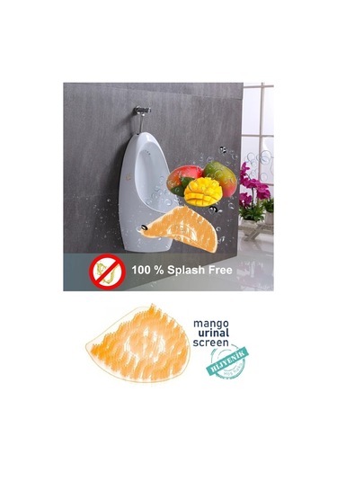 6 Adet - Mango Kokulu Pisuvar Süzgeci Lavabo Yer Gideri Koku Giderici Hijyenik Tuvalet Matı
