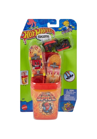 Hot Wheels Skate İkili Parmak Kaykay Kutusu Aromalı Sakız Kutusu Temalı Hvk78 5+ Yaş