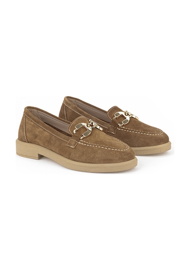 Ziya, Kadın Hakiki Deri Loafer Ayakkabı 161359z706 Caramel 161359z706 809