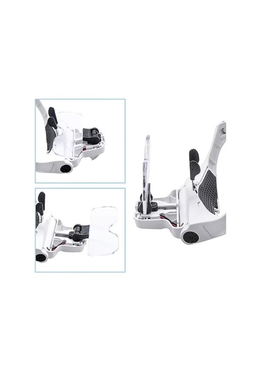 Novahub 9892b2 Led Işıklı Kafa Bandı Büyüteci Başlığı 5 Mercekli 1.0x-3.5x, Elleriyle Okuma Yardımcısı