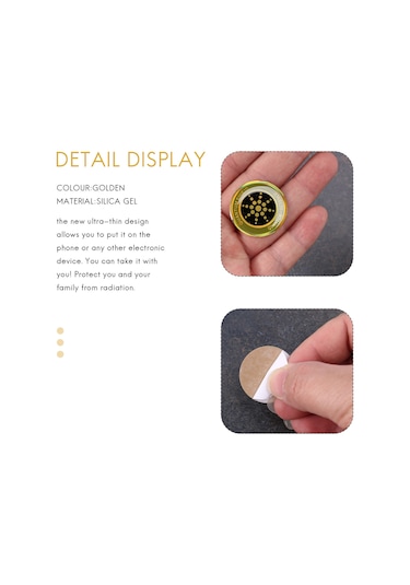 10 Adet Emf Koruma Etiketi Anti Radyasyon Cep Telefonu Etiketi