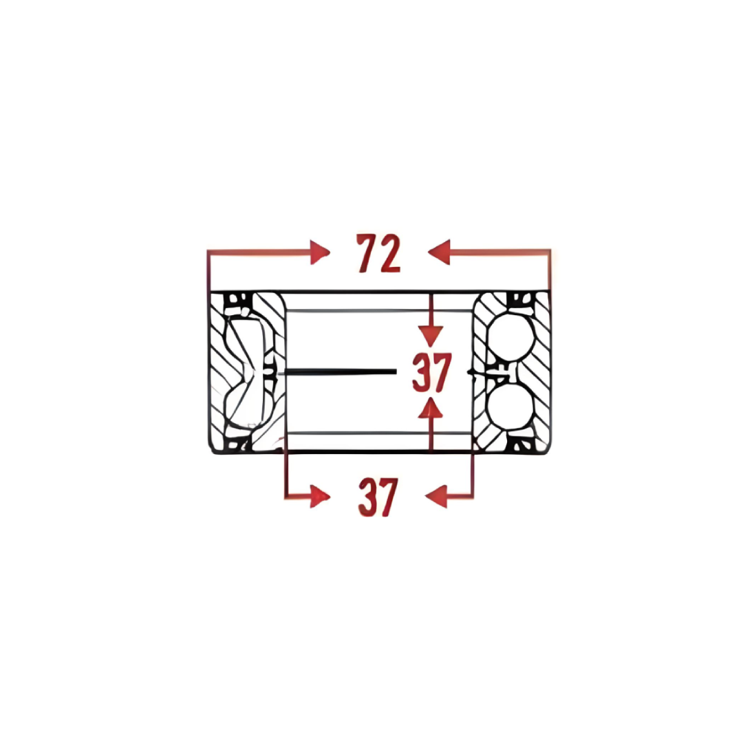 Veka 47-1804 Ön Tekerlek Rulmanı Sağ-sol