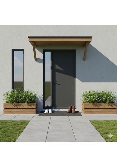 Masif Ahşap Dekorasyon Çiçeklik Saksılık 0 - 1 Kg