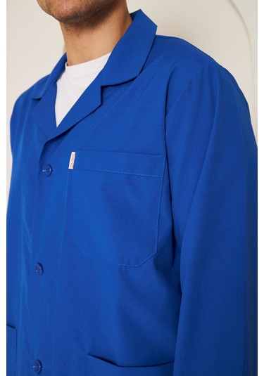 Alpaka Kumaş Hastane Bay Sax Mavi