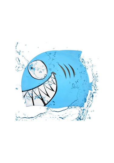 Suntek Köpekbalığı Şekilli Yüzme Boneleri Çocuklar Kısa Mavi