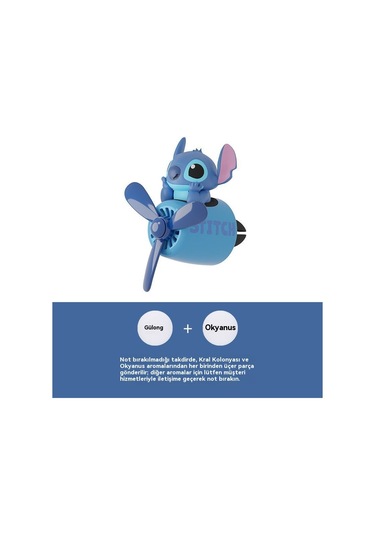 Çizgi Film Araba Havalandırma Deliği Aromaterapi Süsü Stitch