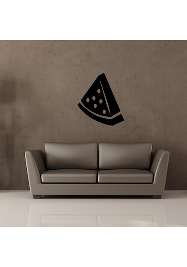 Karpuz Dilimi Folyo Sticker 200cm Uzunluk Siyah