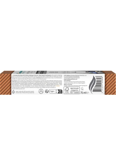 Beyazlatıcı Plak Karşıtı Diş Macunu 75ml Ecocert Cosmos Sertifikalı Organik Aktif, Kömür