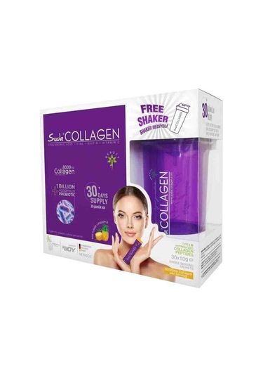 Suda Collagen + Probiotic Ananas Pineapple Saşe 30 x 10 G + Shaker