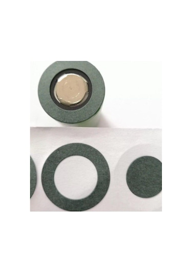 18650 Pil Üst Izolasyon Conta Kağıdı (120 Adet) Koyu Yeşil