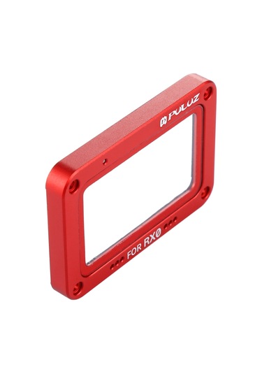 Puluz Alüminyum Alaşımlı Alev + Sony Rx0 / Rx0 Iı İçin Temperli Cam Lens Koruyucu, Vidalar Ve Tornavidalar İle Kırmızı