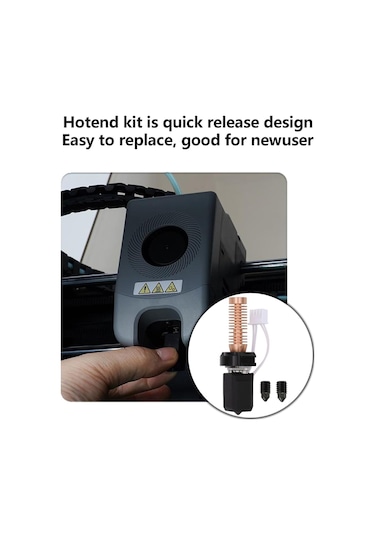 Sointeresting Flashforge Adventurer 5m/5m Pro İçin Hotend Kiti, Hızlı Değiştirilebilir Sıcak Uç Tertibatı 0.2/0.4/0.6mm Sertleştirilmiş Çelik Nozul Sointeresting Flashforge Adventurer 5m/5m Pro İçin Hotend Kiti, Hızlı Değiştirilebilir Sıcak Uç Tertibatı 0.2/0.4/0.6mm Sertleştirilmiş Çelik Nozul