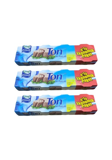 Pınar Ton Balık 4x75 Gr X 3 Adet
