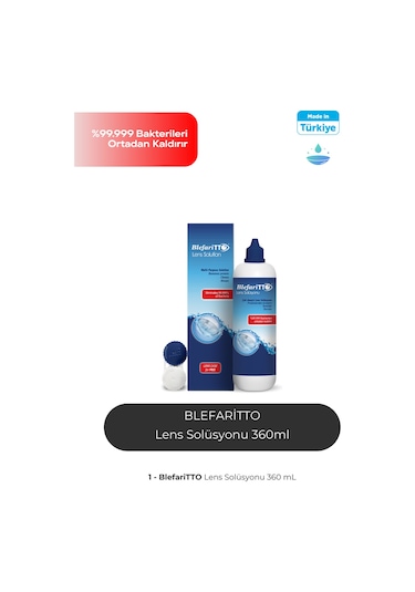 Tto Blefari Lens Solüsyonu 360 Ml