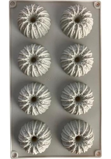 Pastaland Silikon Kek Kalıbı Yuvarlak Desenli Tırtıklı Diğer