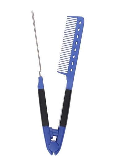 Venturemart Tipi Saç Düzleştirici Tarak Çok Fonksiyonlu Saç Fırçası Berber Kuaför Saç Düz Anti-statik F