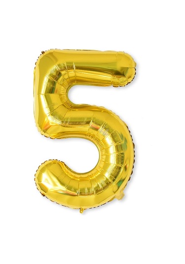 2 Adet 40 İnç Alüminyum Folyo Numarası Balonlar Doğum Günü Düğün Nişan Partisi Dekor Çocuk Top Malzemeleri 5-altın