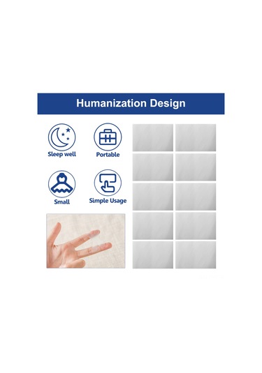 Hangfox Uykuda Açık Ağız Engelleme Bantları - Solunum Düzeltici Uyku Yardımcıları, Transparent Eva Malzeme, 120 Adet