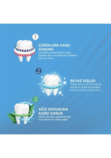 Signal Nane Ferahlığı Çürüklere Karşı Üçlü Koruma Diş Macunu 6 x 120 ML